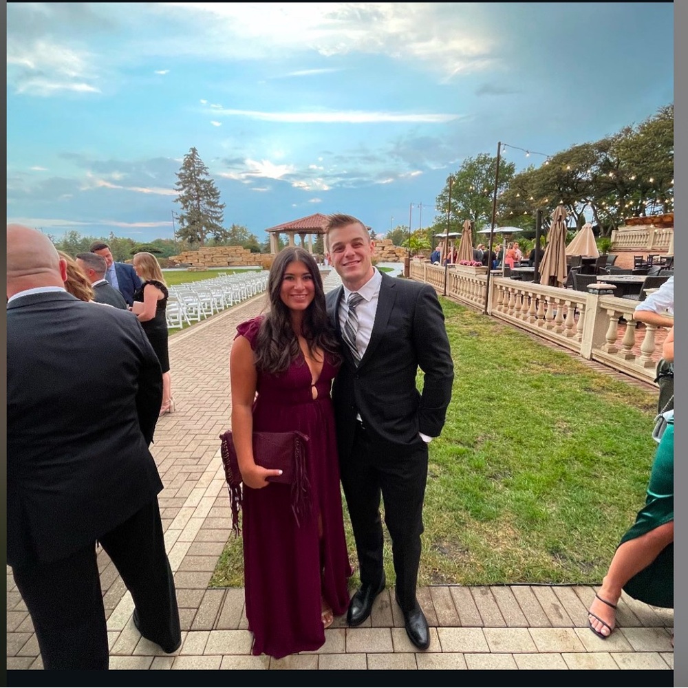 Maroon Lulu dress